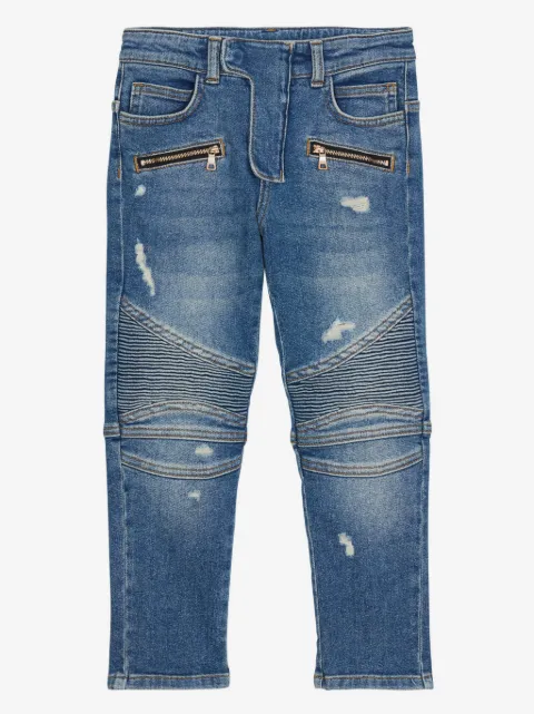 Balmain Kids jeans biker