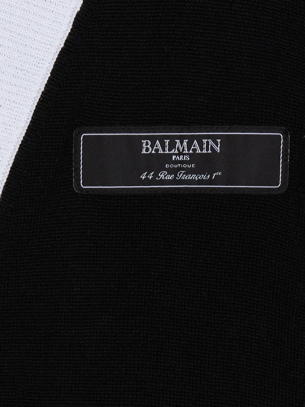 Balmain Kids Tweekleurig vest Zwart