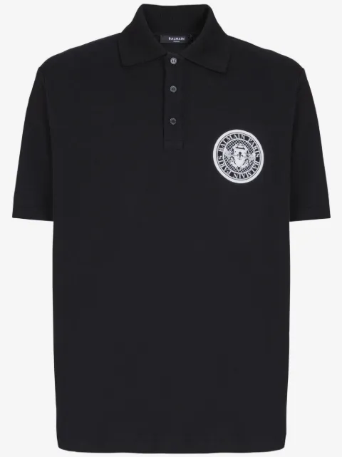Balmain logo polo shirt