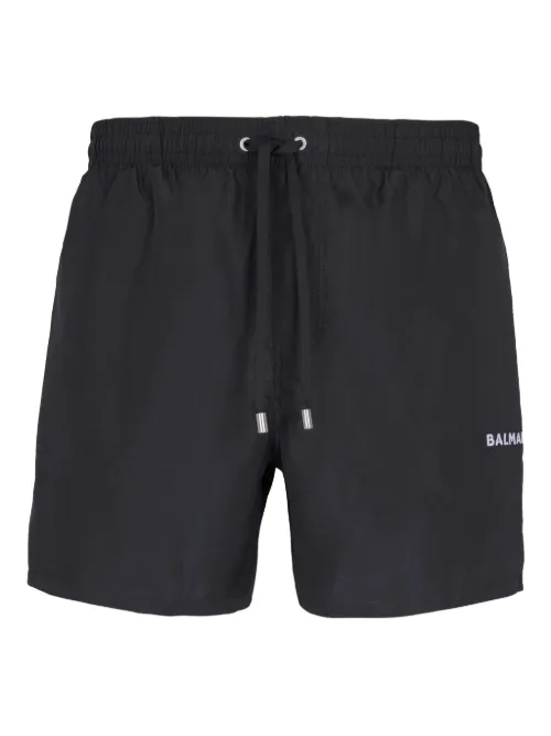 Short de bain à logo brodé - Balmain - Modalova