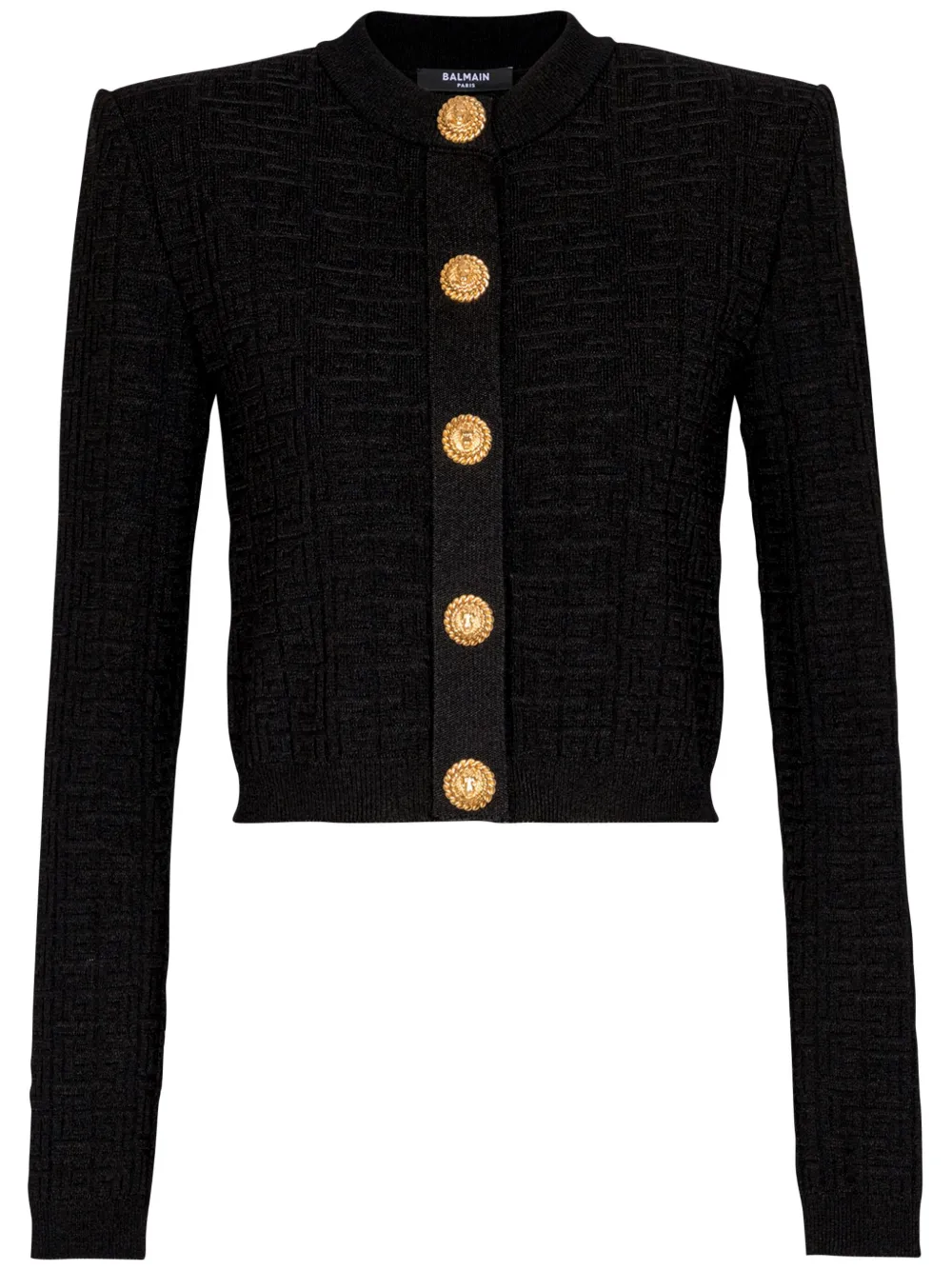 Balmain PB Labyrinth vest met print Zwart