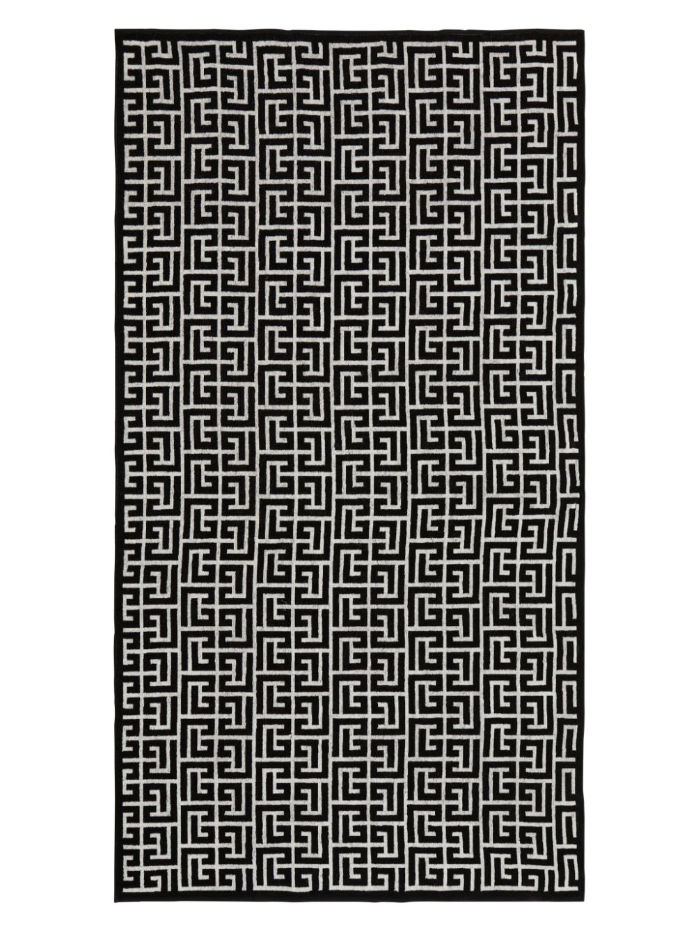 PB Labyrinth-print beach towel