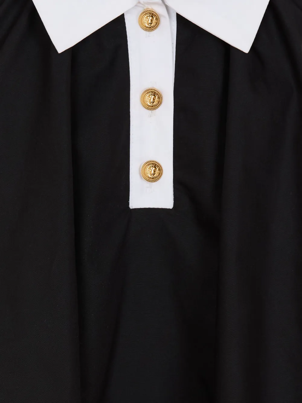 BALMAIN TWO-TONE A-LINE DRESS 