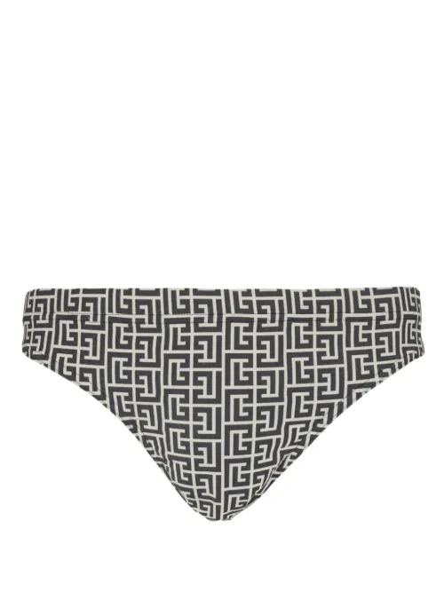 Short de bain à imprimé PB Labyrinth - Balmain - Modalova