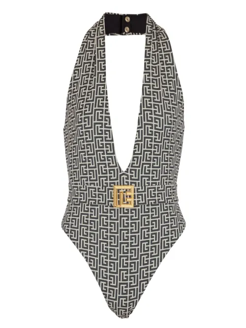 Maillot de bain à imprimé PB Labyrinth - Balmain - Modalova