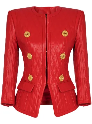 Balmain ウィメンズ レザージャケット通販 - FARFETCH