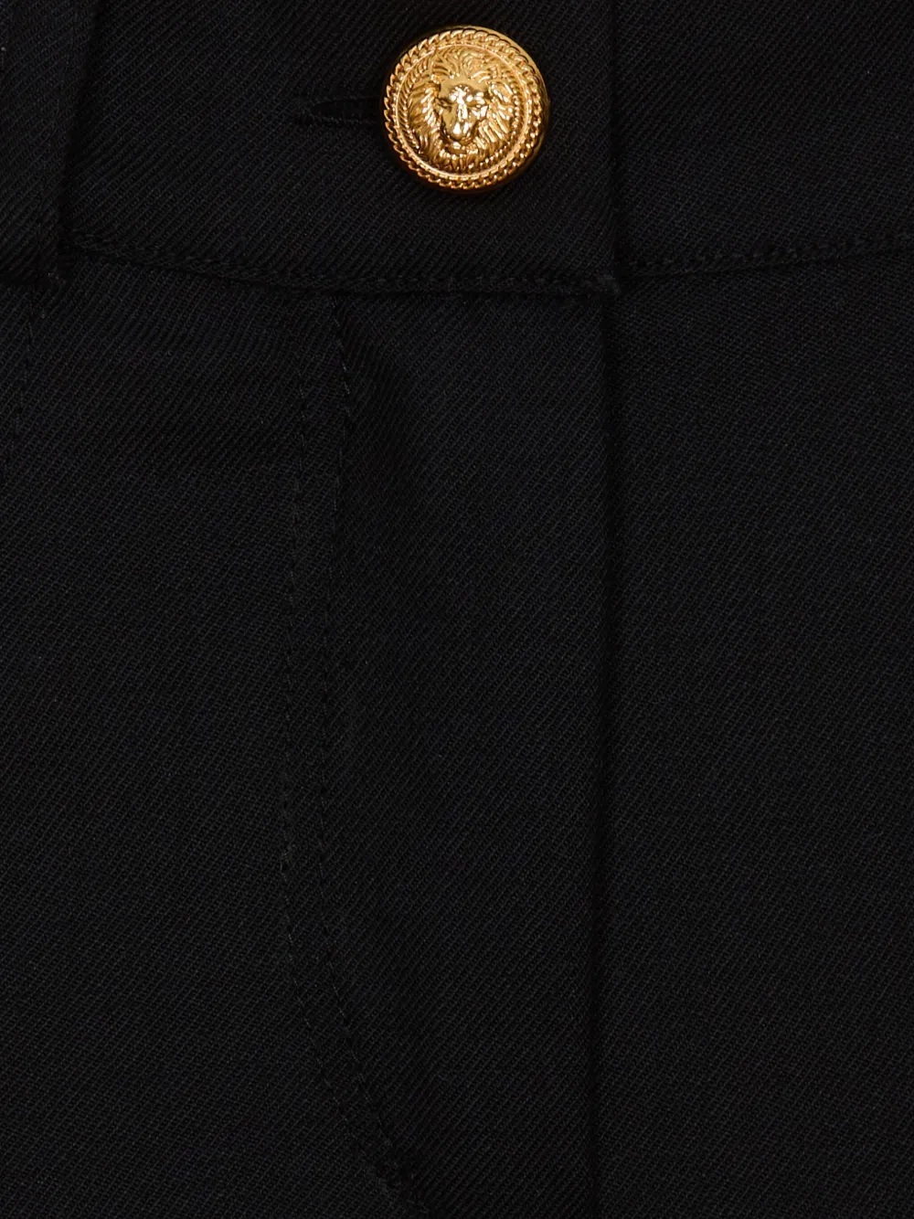 Balmain Kids Flared mini-rok Zwart