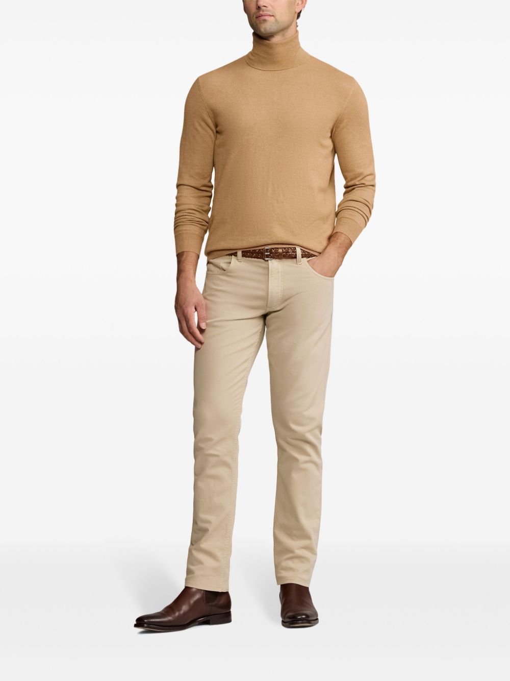 Ralph Lauren Purple Label Kasjmier trui - Beige