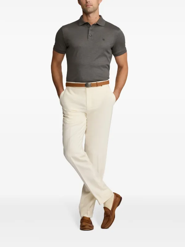 Ralph Lauren Purple Label Camisa Polo De Algodão | Cinza | FARFETCH BR