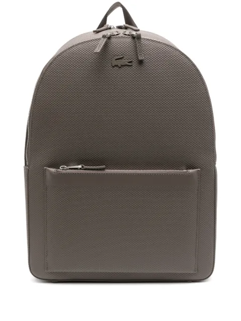 Lacoste Chantaco piqué leather backpack