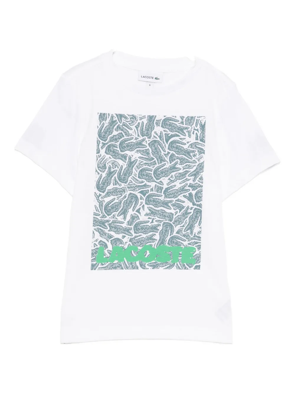 Lacoste graphic-printed T-shirt | White | Image 1