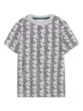 Lacoste monogram-print T-shirt - Grey