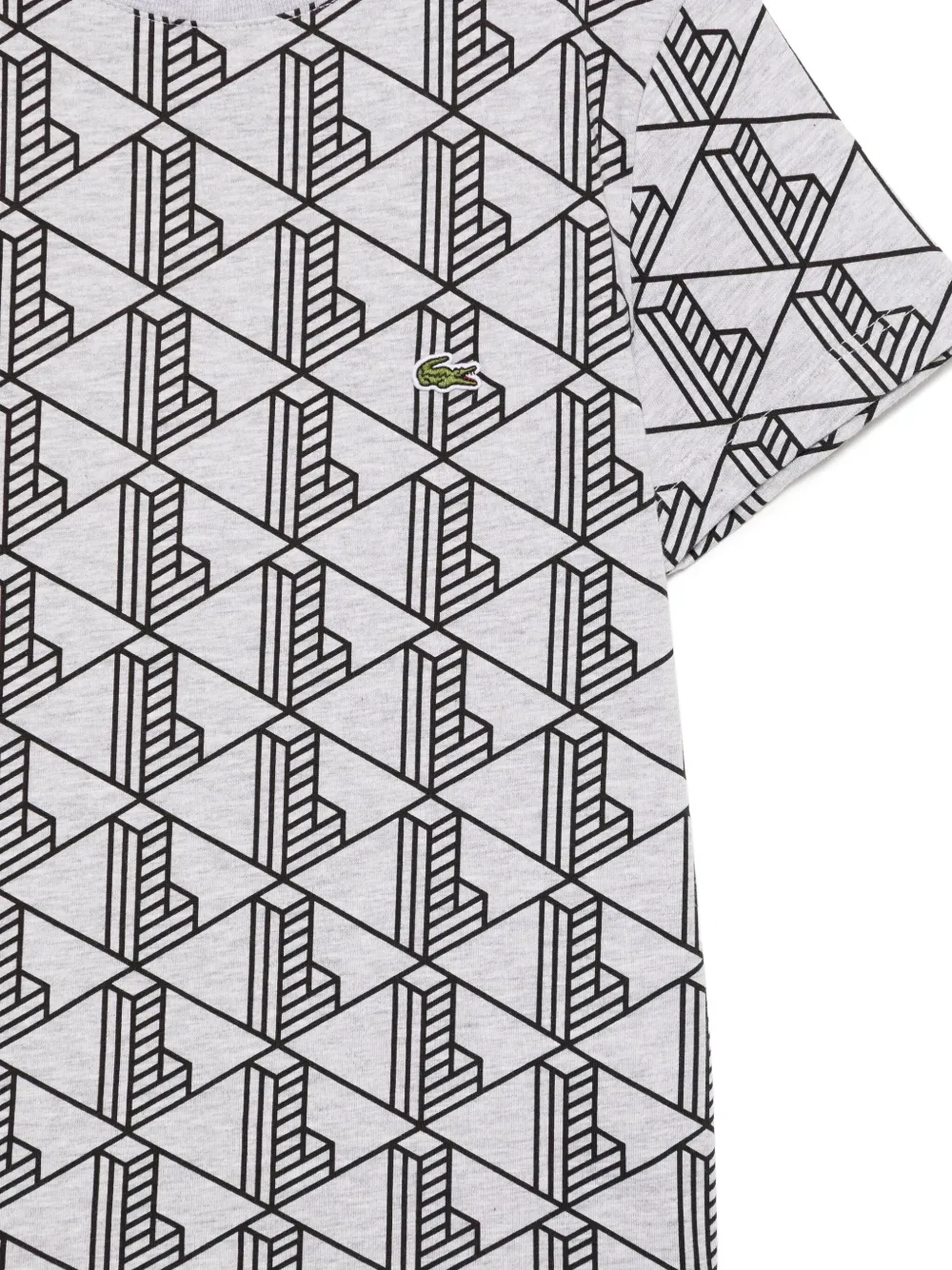 Lacoste Katoenen T-shirt Grijs