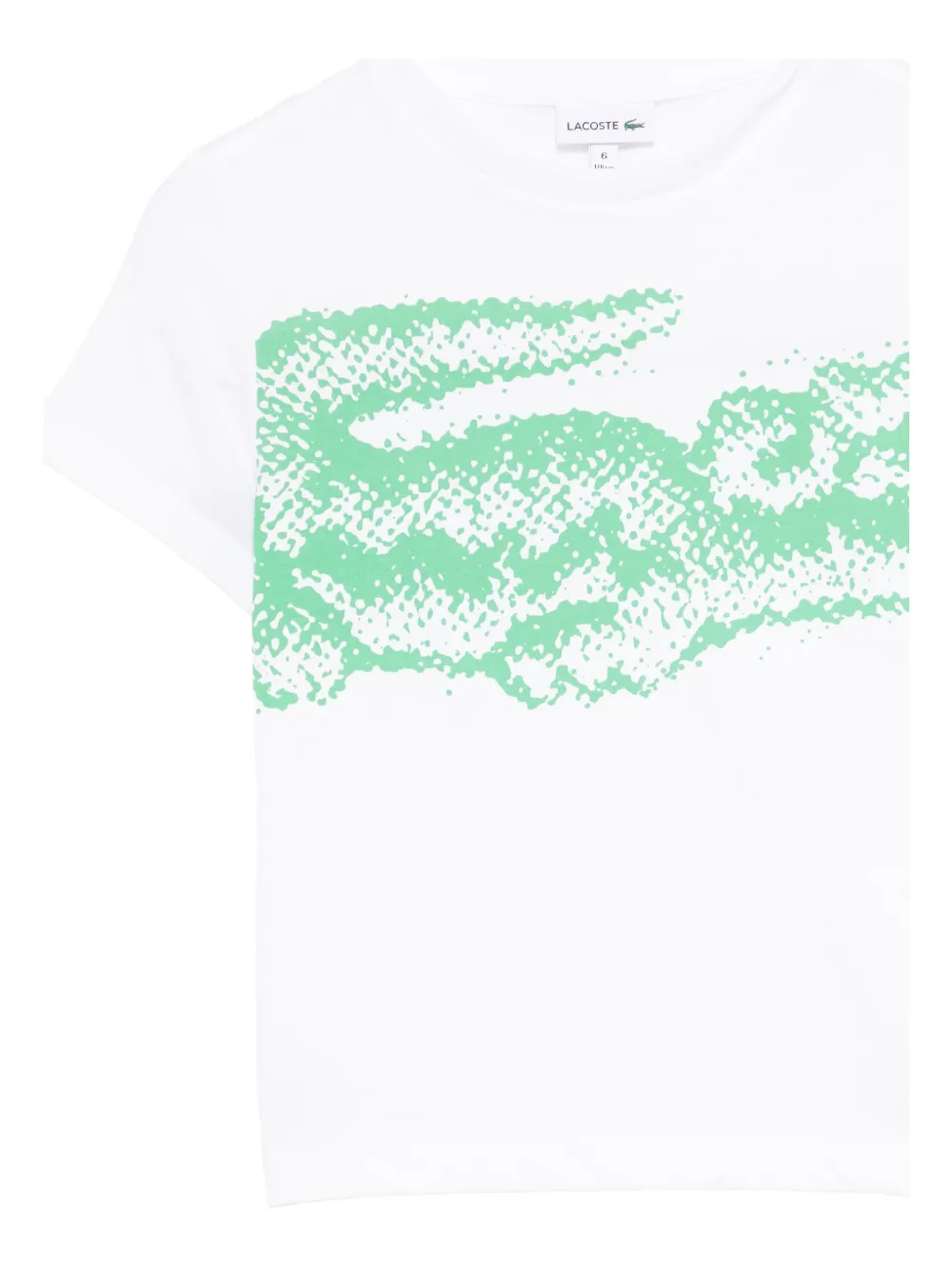 Lacoste T-shirt met grafische print Wit