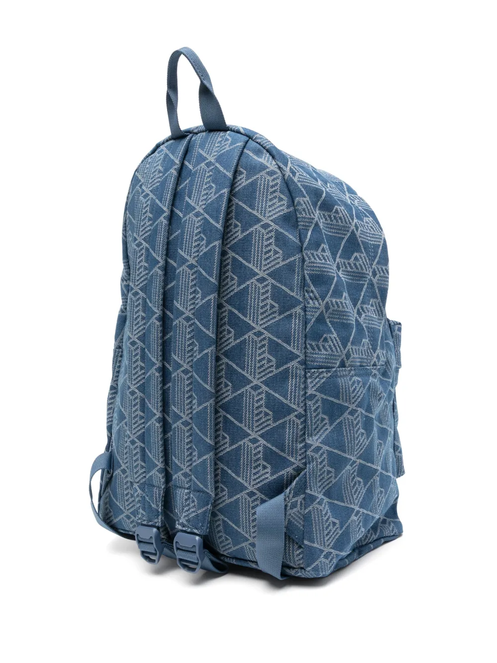 Lacoste Rugzak met monojacquard Blauw