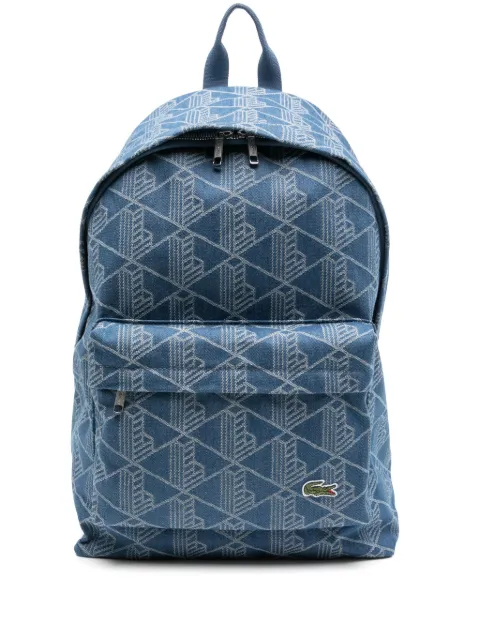 Lacoste mono-jacquard backpack