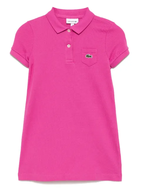Lacoste Kids logo-patch dress