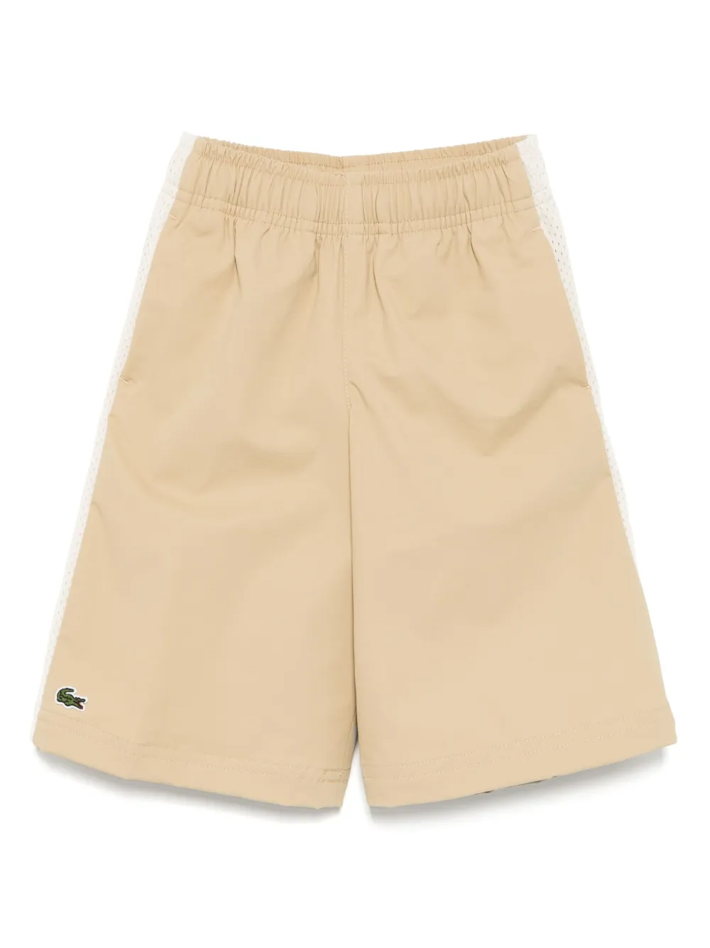 Lacoste taffeta mesh-panel shorts | Neutrals | Image 1