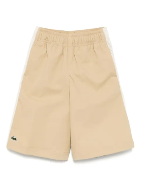 Lacoste taffeta mesh-panel shorts