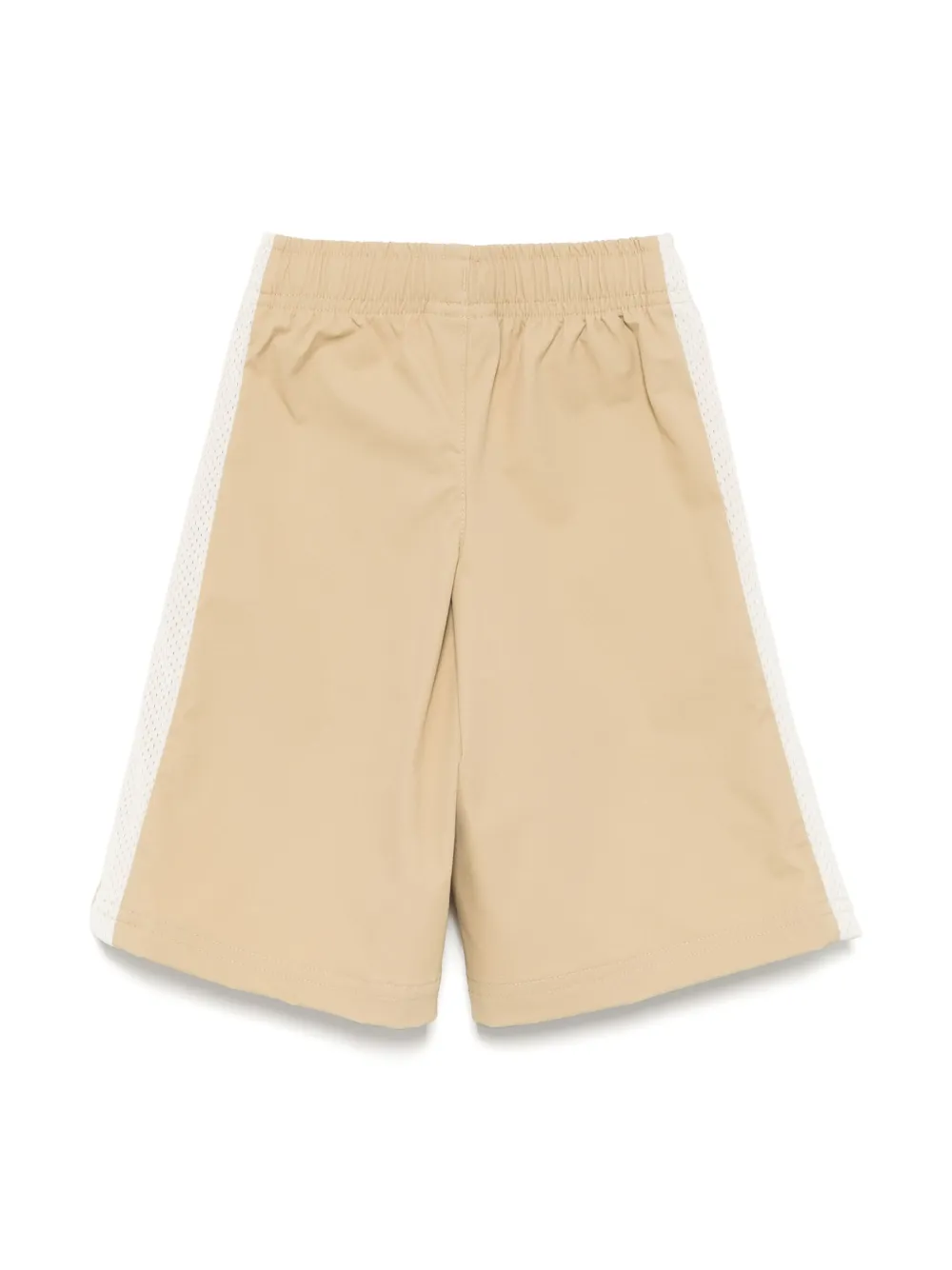 Lacoste Taffeta shorts met mesh vlak - Beige