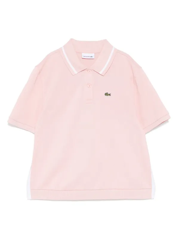 Lacoste Kids Petit Pique Polo Shirt Pink FARFETCH IN
