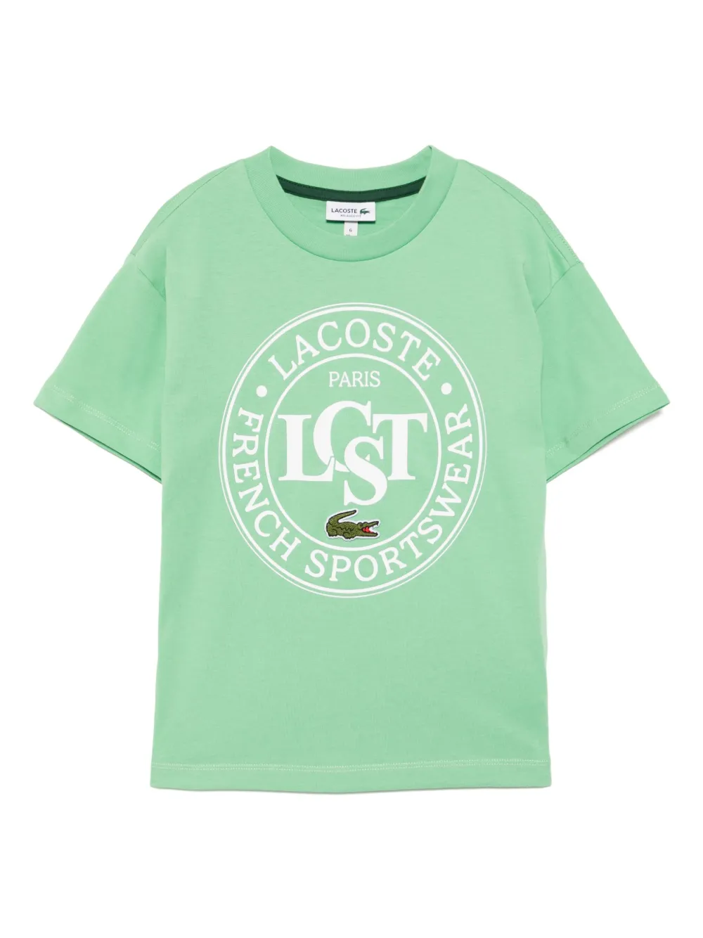 Lacoste Katoenen T-shirt Groen
