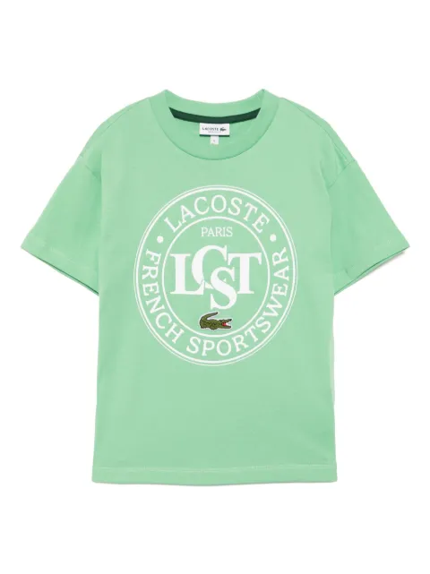 Lacoste badge-print T-shirt