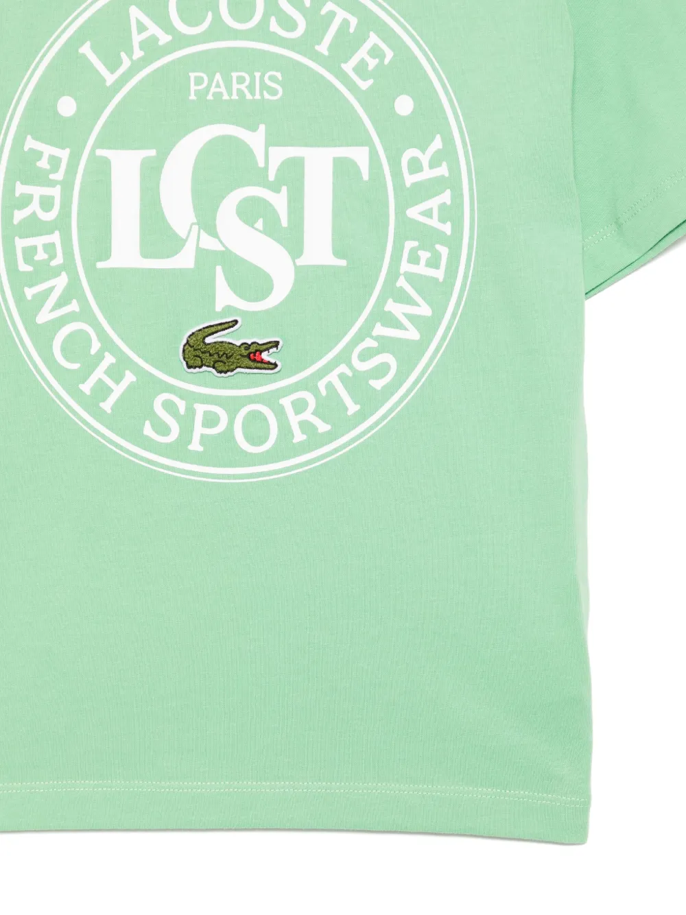 Lacoste Katoenen T-shirt Groen