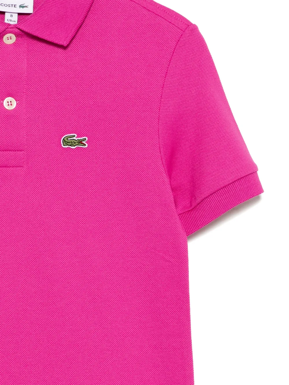 LACOSTE LOGO-PATCH POLO SHIRT