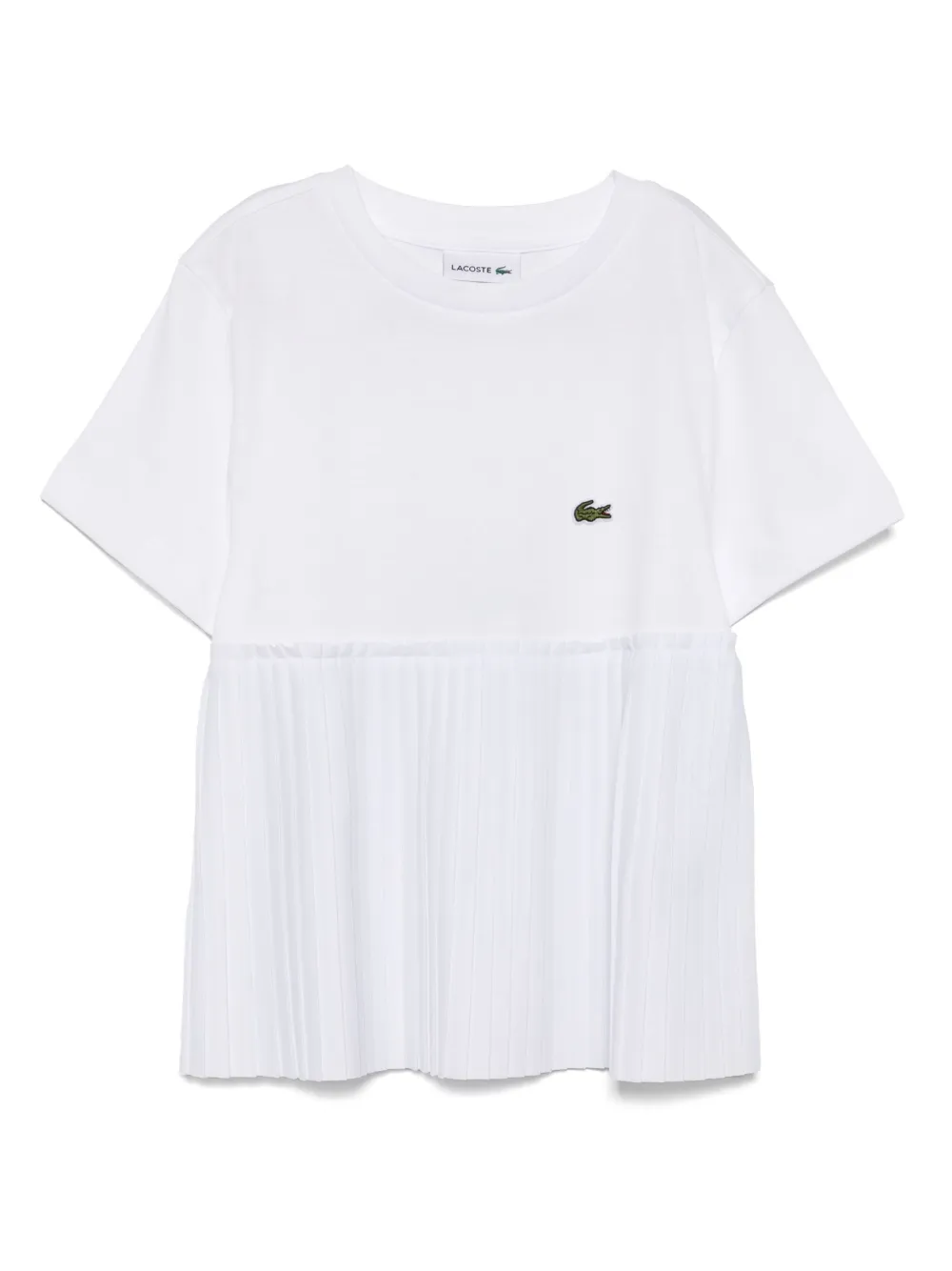 Lacoste Jurk met korte mouwen Wit