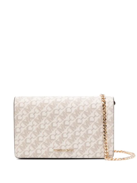 Michael Kors medium jet set empire logo crossbody bag