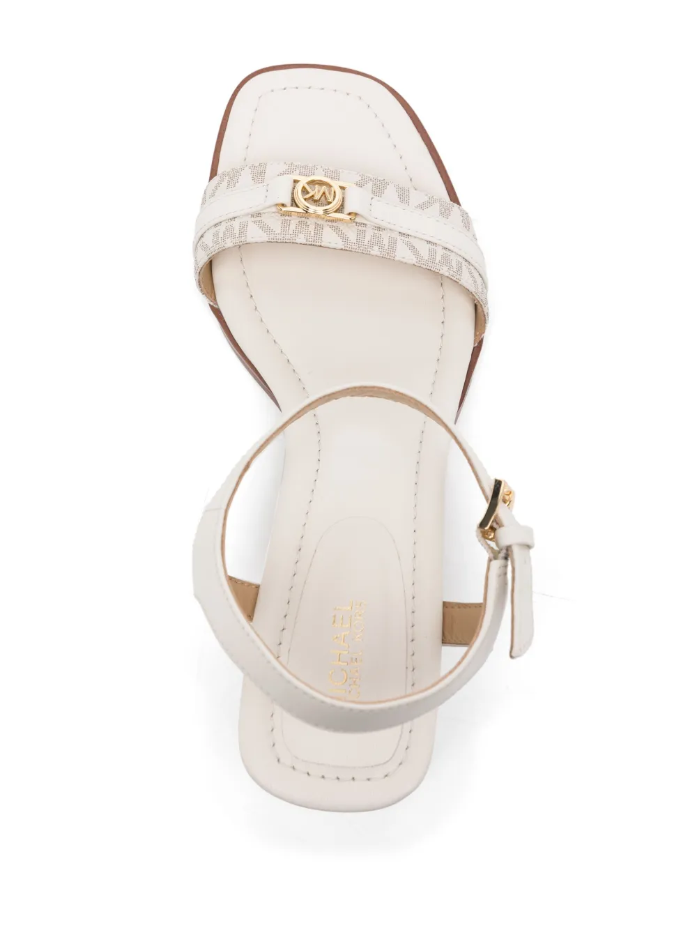 Michael Kors 50 mm Mandy sandalen Wit