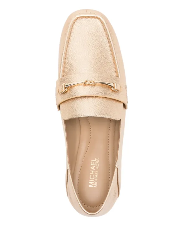 Michael Kors Lena Loafers Gold FARFETCH IN