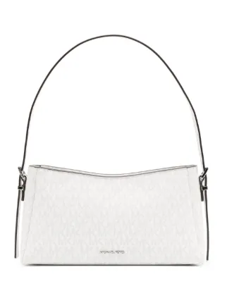【送料&関税込】Michael Kors White Leather Moore Shoulder Ba Michael Kors Moore Shoulder Bag | White | FARFETCH EG