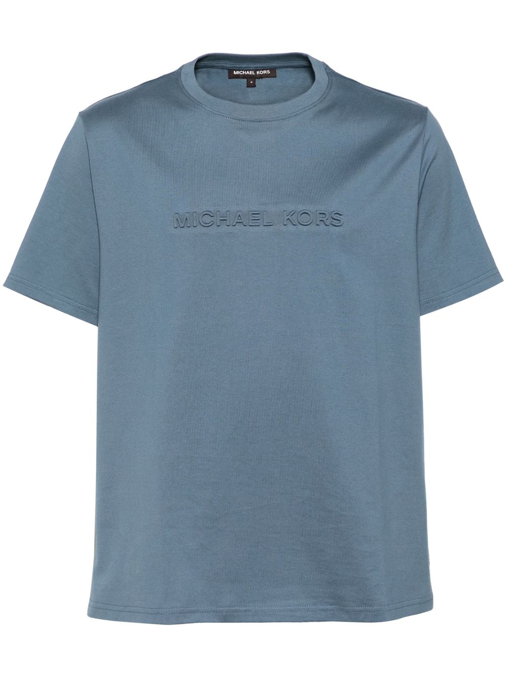 Michael Kors logo-embossed T-shirt - Blue