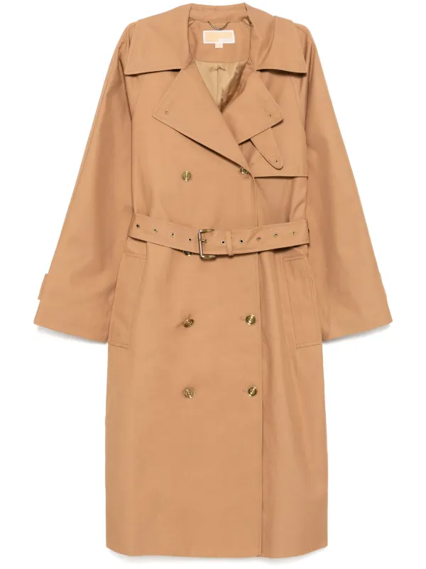 【送料&関税込】Michael Kors Belted Trench Coat Michael Kors Belted Trench Coat | Neutrals | FARFETCH