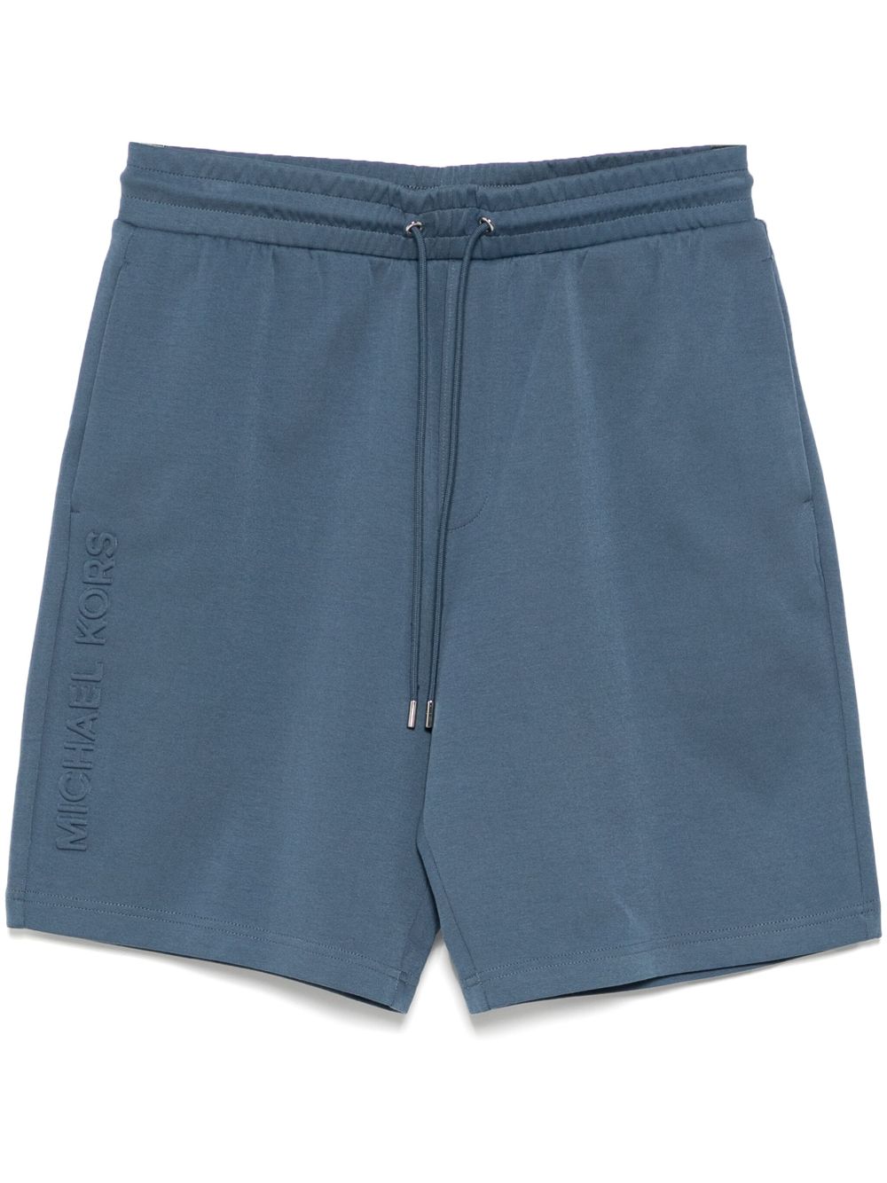 Michael Kors logo-embossed shorts - Blue