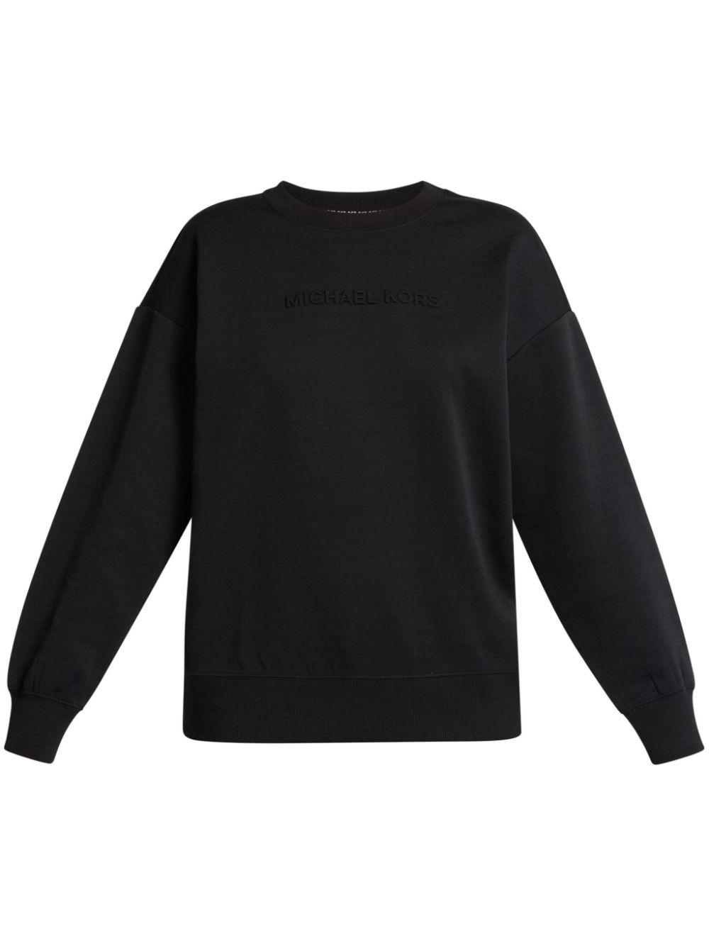 logo-embossed sweatshirt