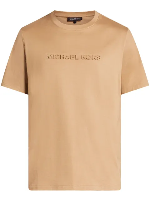Michael Kors logo-embossed cotton T-shirt