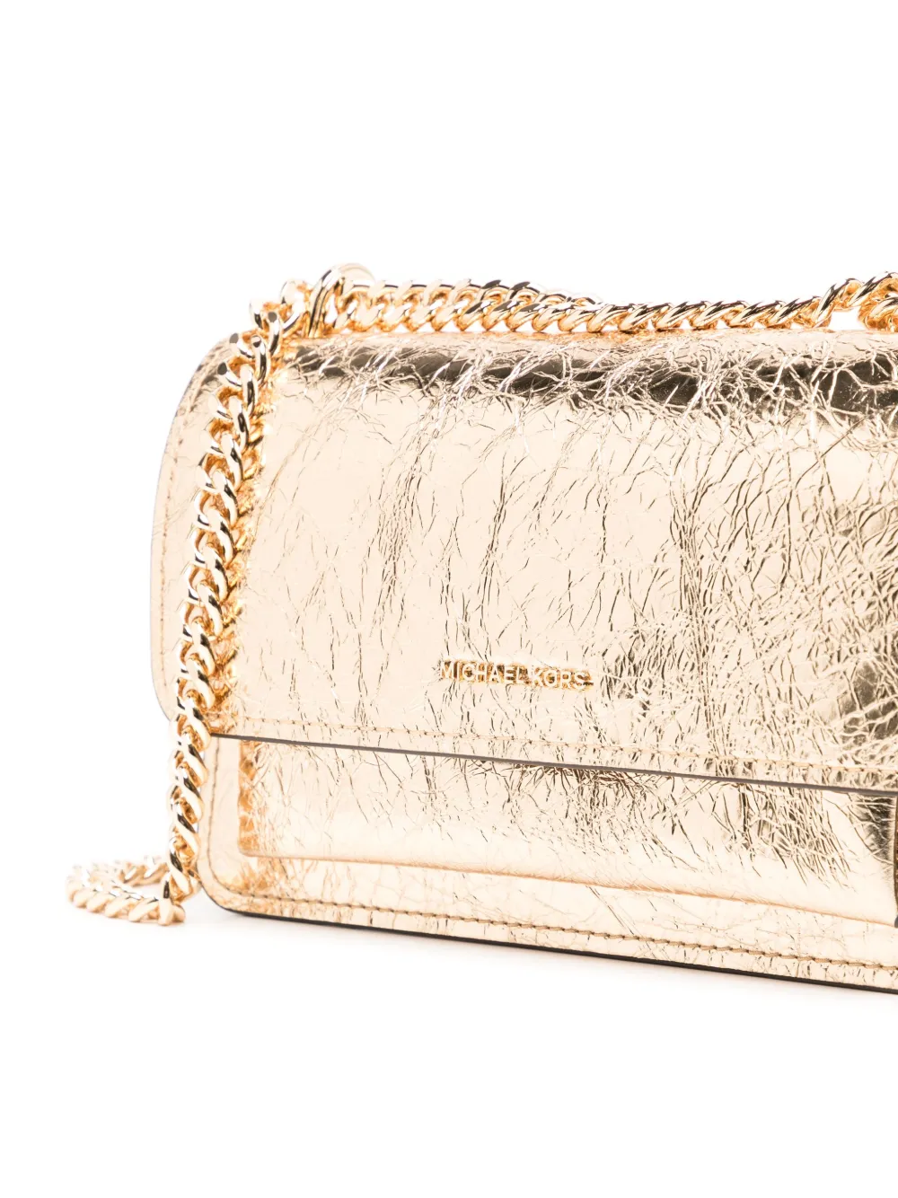 Michael Kors Schoudertas met drukknoopsluiting Goud