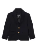 Balmain Kids wool-blend blazer jacket - Blue