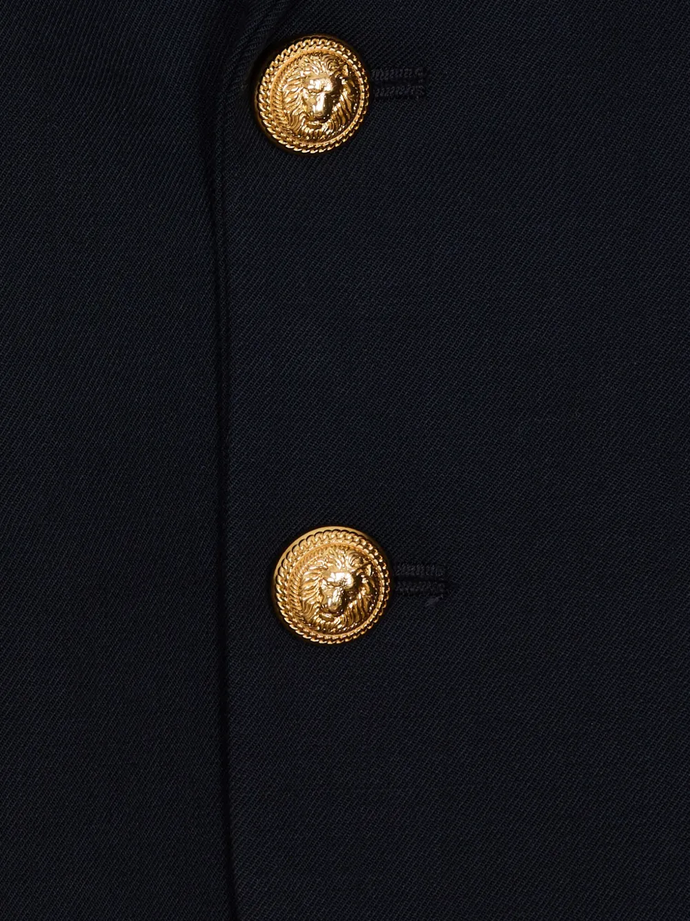 Balmain Kids Blazer van wolblend Blauw