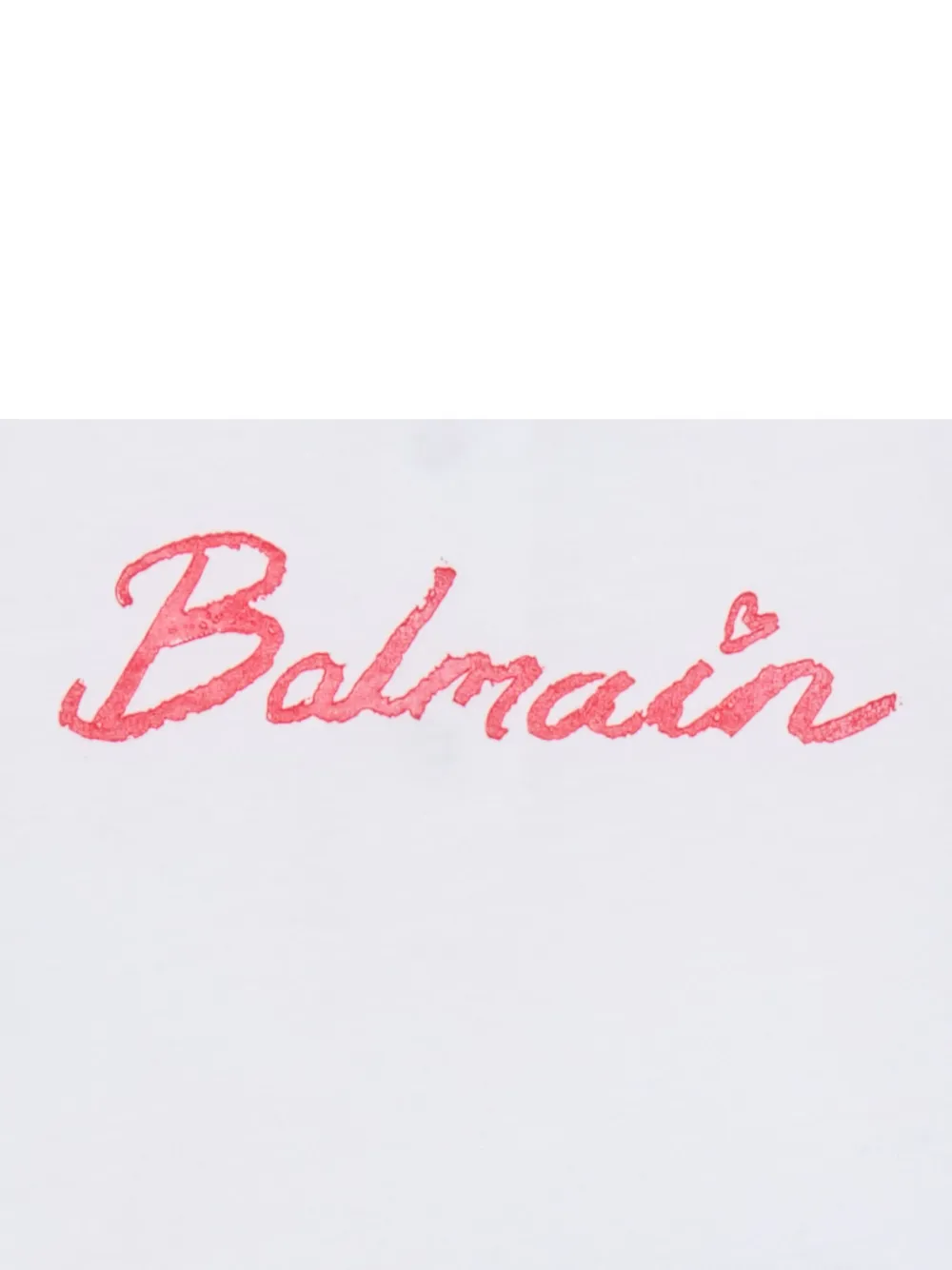 Balmain Kids Babypakje met logoprint Wit