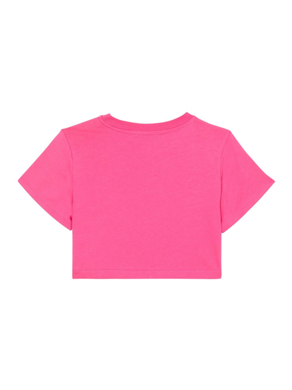 Balmain Kids Katoenen T-shirt met logoprint - Roze