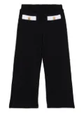 Balmain Kids two-tone cotton trousers - Black