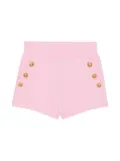 Balmain Kids cotton shorts - Pink