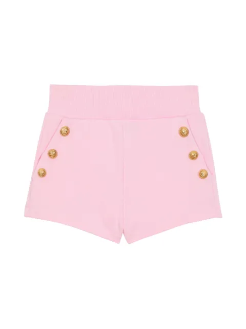 Balmain Kids 코튼 반바지