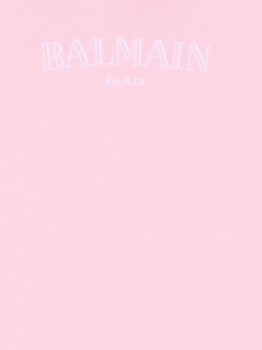 Balmain Kids Hoodie met logoprint Roze