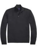 Ralph Lauren Purple Label half-zip wool jumper - Grey