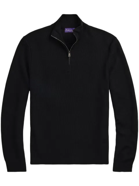 Ralph Lauren Purple Label Pullover mit Reißverschluss